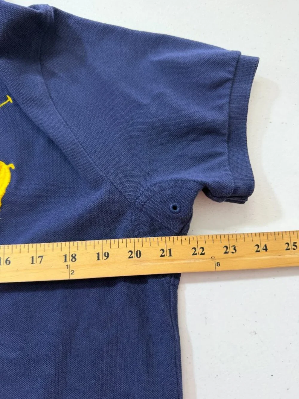 Polo Ralph Lauren Custom Fit Big Pony Colorblock Polo Shirt Men's Large